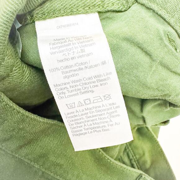 Madewell Green Straight Leg Cargo Utility Pants NK787 Size 28 NWT - Picture 7 of 9